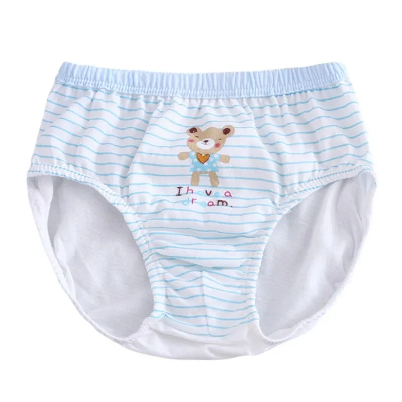Оранжевый New Cotton Children's Underwear Cute Cartoon Pattern Baby Boy And Girls Underwear Children's Clothing - Цвет: Оранжевый