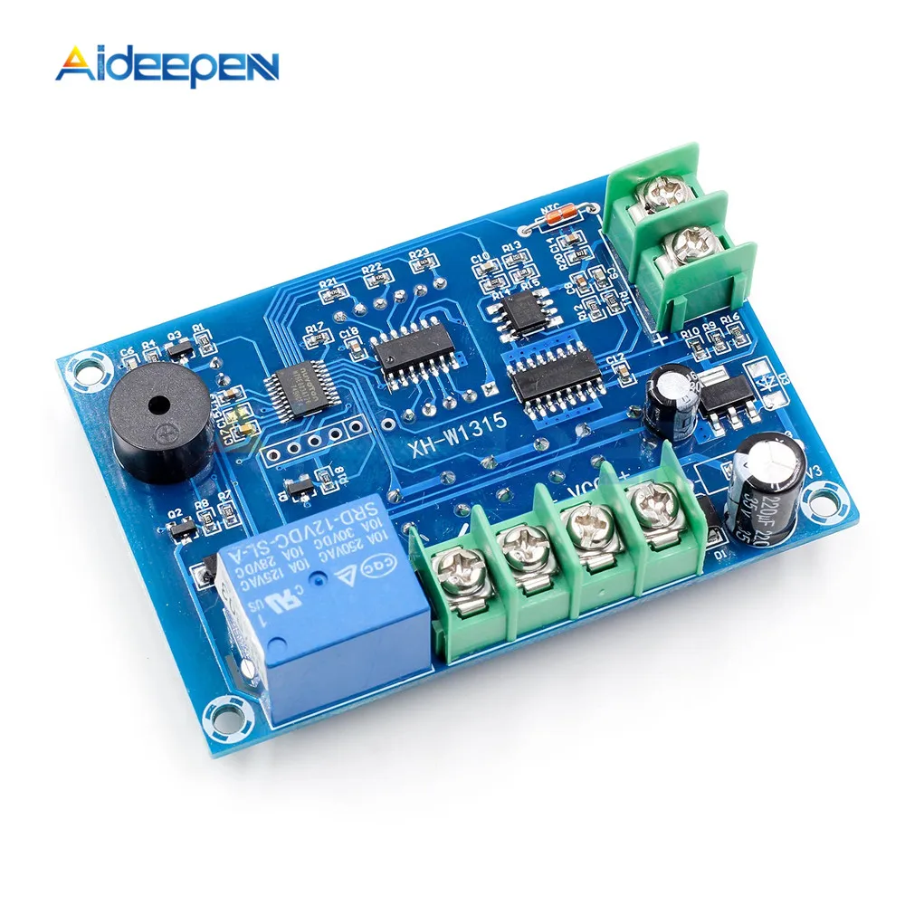 XH-W1315 DC 12V 24V 220V регулятор температуры k-тип термопары высокая плата температуры термостат переключатель-30-999 градусов
