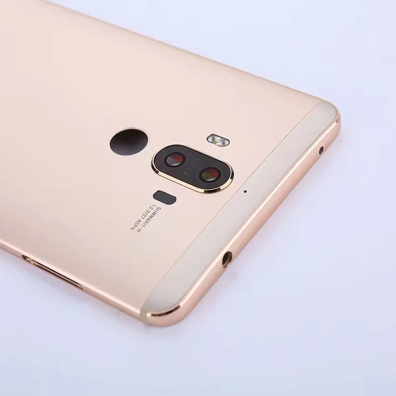 Mate 9 чехол на заднюю крышку для Huawei mate 9 металлическая задняя дверь ремонт батарея чехол+ кнопки камеры стекло