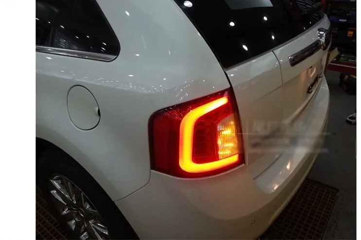 2 шт. автомобильный Стайлинг для Ford Edge задний светильник s 2012- для Edge светодиодный задний фонарь+ сигнал поворота+ тормоз+ задний светодиодный светильник