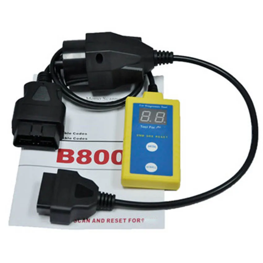Professional Airbag Scan Reset Tool B800 for BMW 1994-2003 E36 E46 E34 E38 E39 Z3 Z4 X5 Read and Clear Airbag Trouble Codes