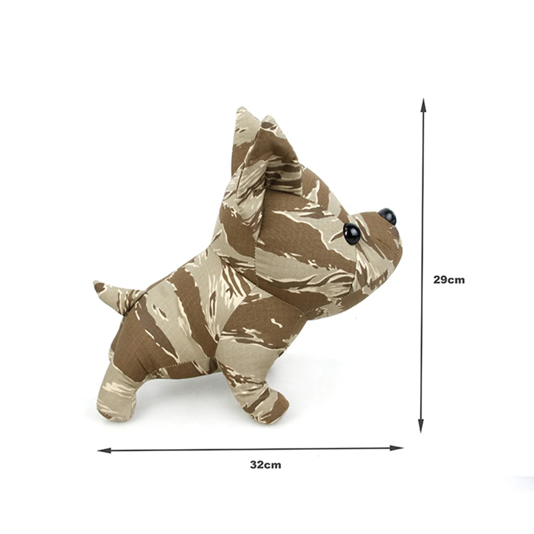 TMC Tactical Fans Dog Doll Pet Hold Pillow Military Fans Puppy Doll Pillow-Tigerstripe L