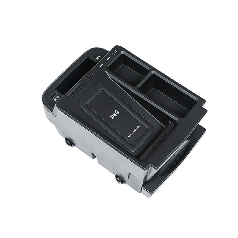 15W Car QI Wireless Charger For Honda CRV Charger 2017-2021 Mobile Phone Tepy-USB-CPD Interface Fast Charging Holder Accessories