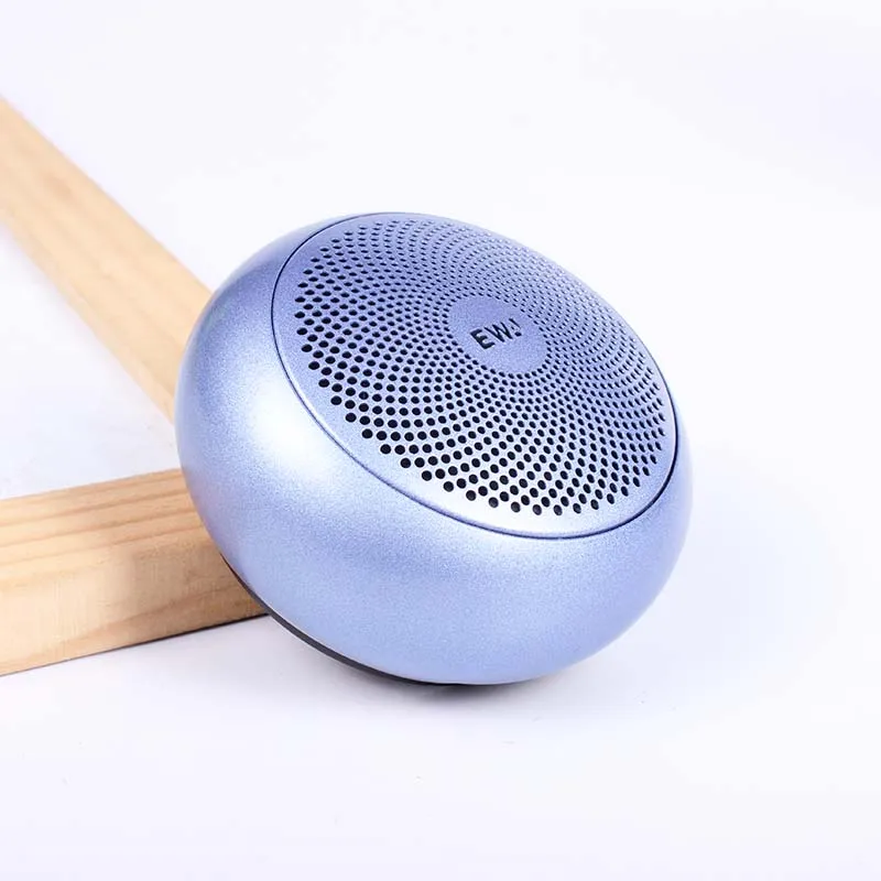 ЕВА A110 Мини Bluetooth Динамик Портативный металлический Беспроводной Динамик s Наушники-вкладыши TWS с музыкальным проигрывателем сильный звук SD карты играть Динамик - Цвет: Синий