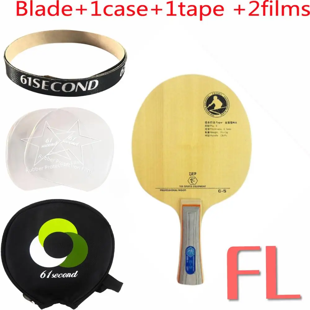 FL with Y1 case Ритк 729 C-5 Дружбы(C5, C 5) Настольный теннис(пинг-понг) лезвие - Цвет: FL with Y1 case