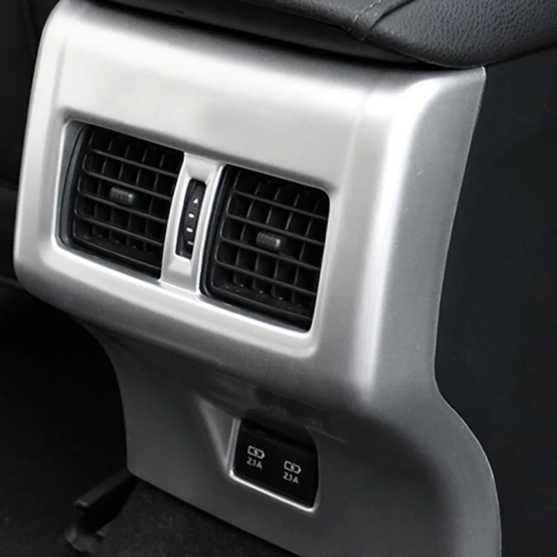 Abs Eletroplating Автомобильный задний выход кондиционера Vent рамка крышка авто аксессуары для Toyota Camry