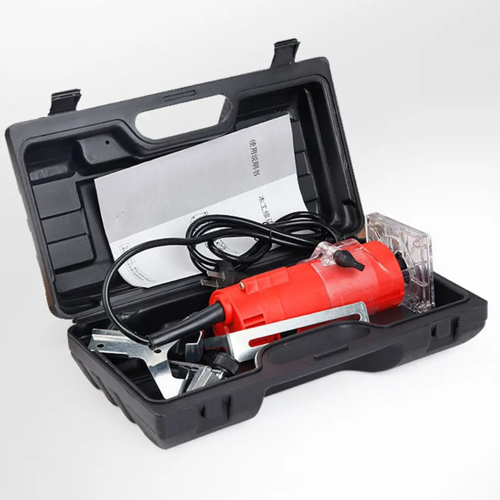 

850W 33000rpm Woodworking Electric Trimmer Router Edge Wood Clean Cuts Power trim router Lathe Live Center Taper Tool