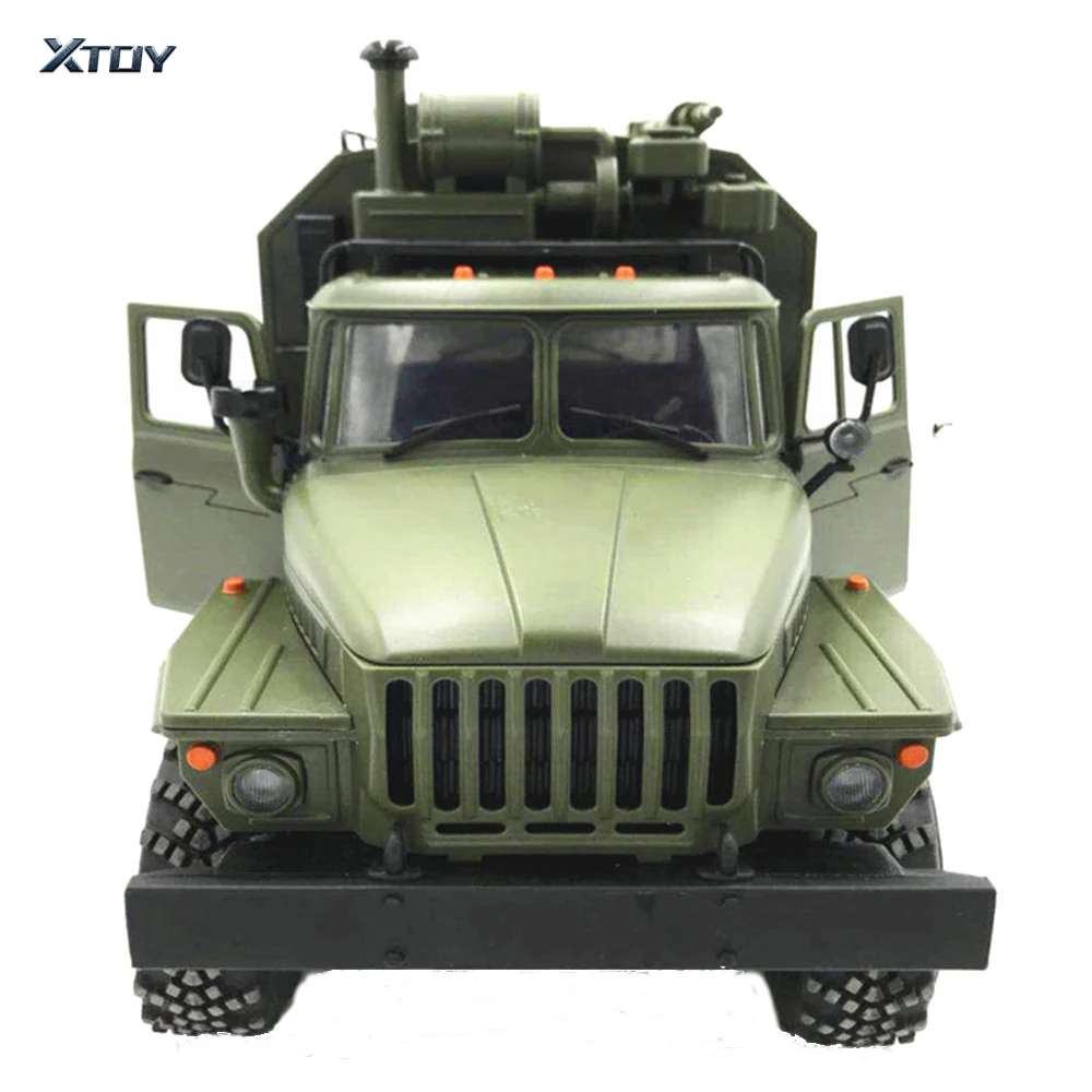 WPL B36 Урал 1/16 2,4 г 6WD мини радиоуправляемая машина военные грузовики командная связь автомобиль RTR игрушка армейские радиоуправляемые грузовики