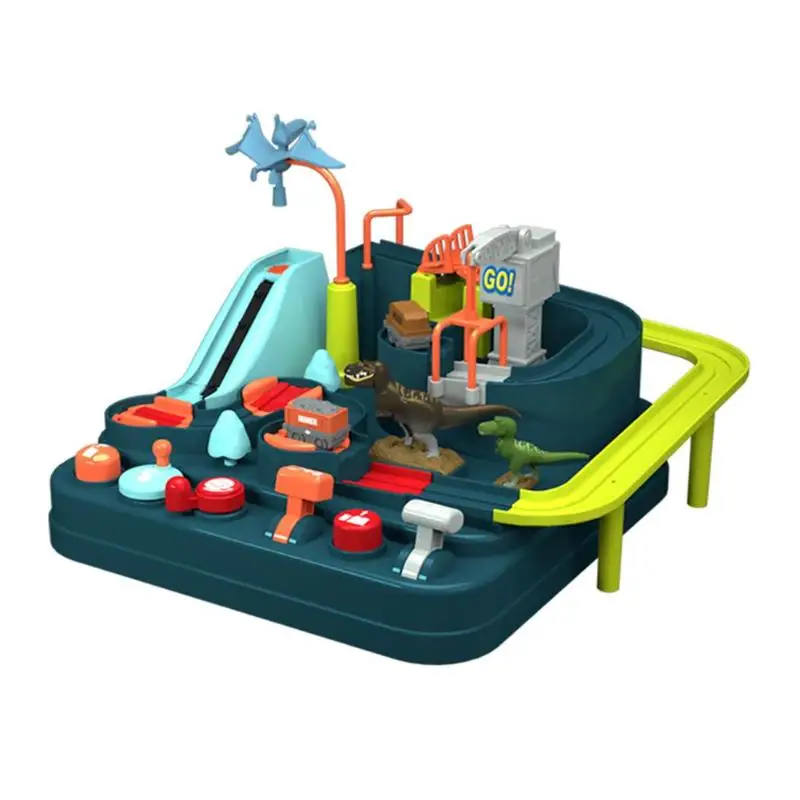 Автомобиль игра Приключения детские игрушки Монтессори образование инерционный автомобиль трек железная дорога головоломка игрушки для детей Рождество подарок на день рождения