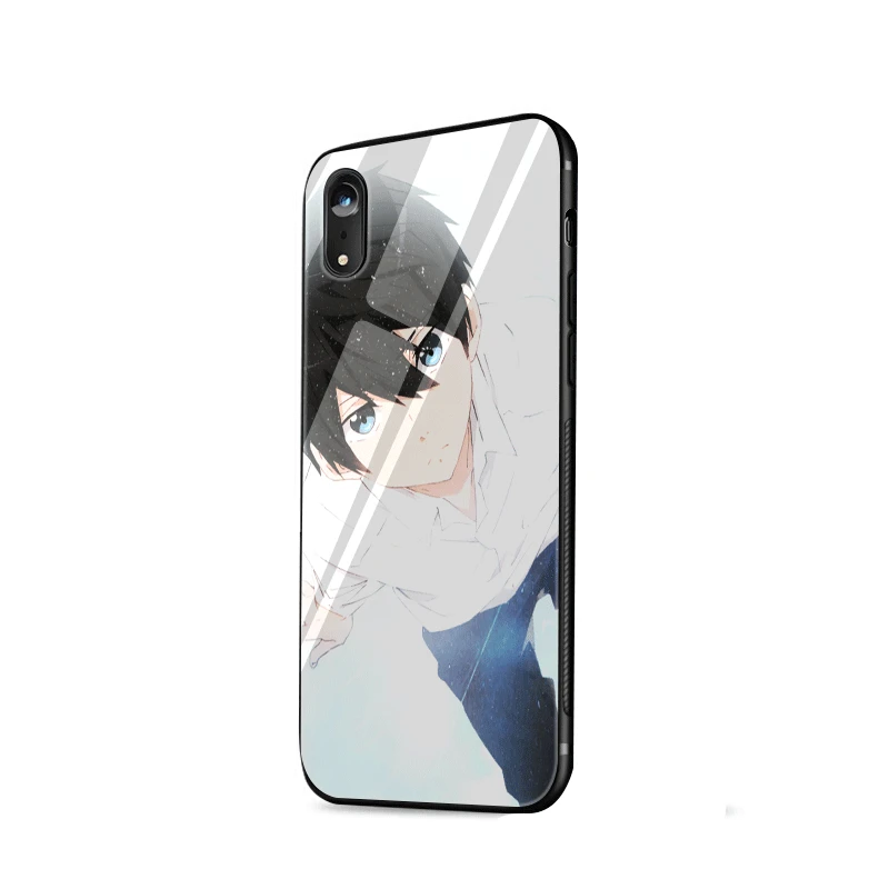 Чехол для мобильного телефона стекло для iPhone XR X XS Max для iPhone 7 8 6 6s Plus 5 5S SE чехол nanase haruka бесплатно