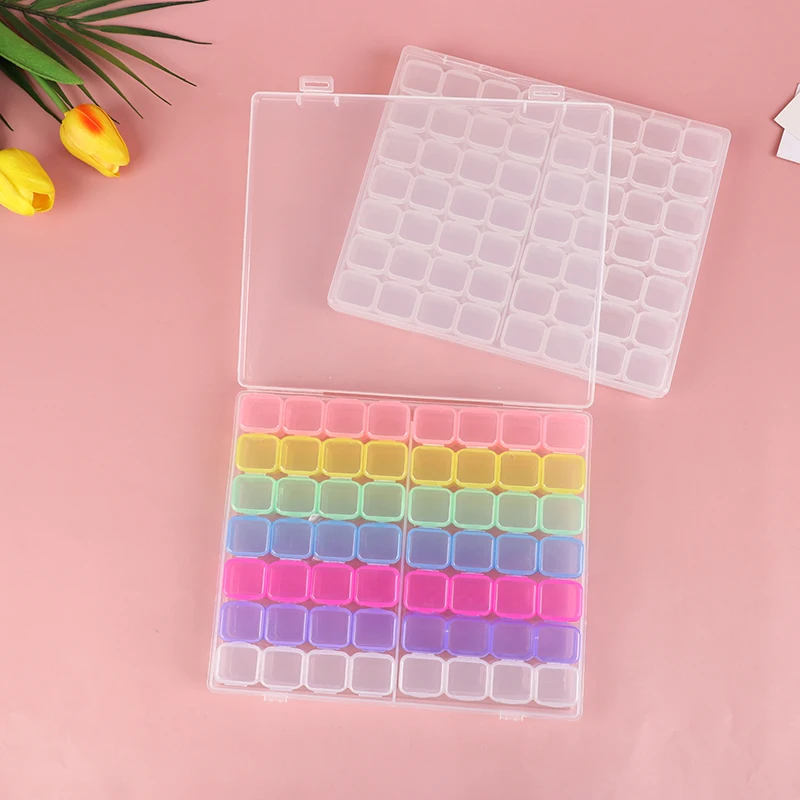 Diamond Painting Tools Nail Tools 56 Cells Plastic Storage Box Tool Accessories