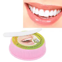 Pasta de dientes Natural de Tailandia para blanquear los dientes, pasta de dientes antibacteriana, Herbal