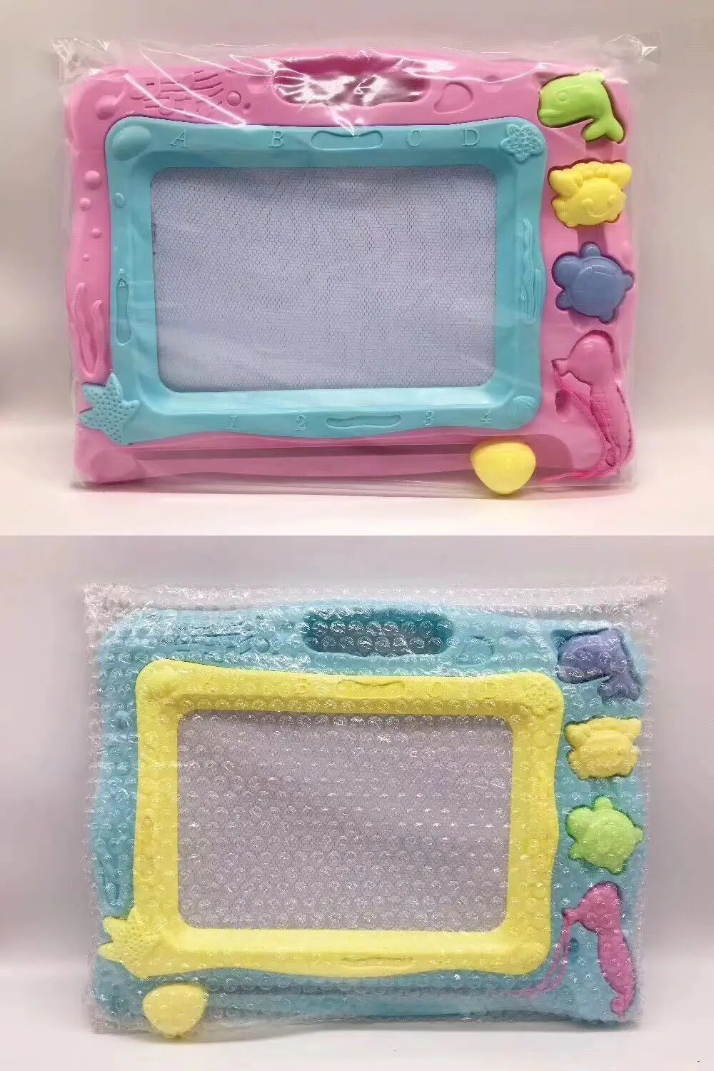 

Large Size Children Drawing Board Magnetic Drawing Board Color Kids CHILDREN'S 1-3 Years Old Toy Baby Doodle Board