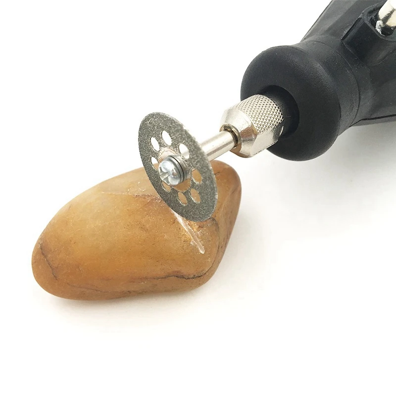 Accessories Diamond Grinding Wheel 10pcs Mini Circular Saw Cutting Disc Diamond Grinding Wheel Rotating Tool Emery Cutting Piece