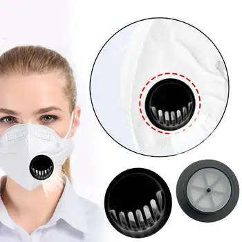 

10/20 pcs Outdoor Dust Breathing Valve Filter One-Way Exhaust Valve Black PM2.5 Filter Breath Valve Filter One-Way Exhaust Valve