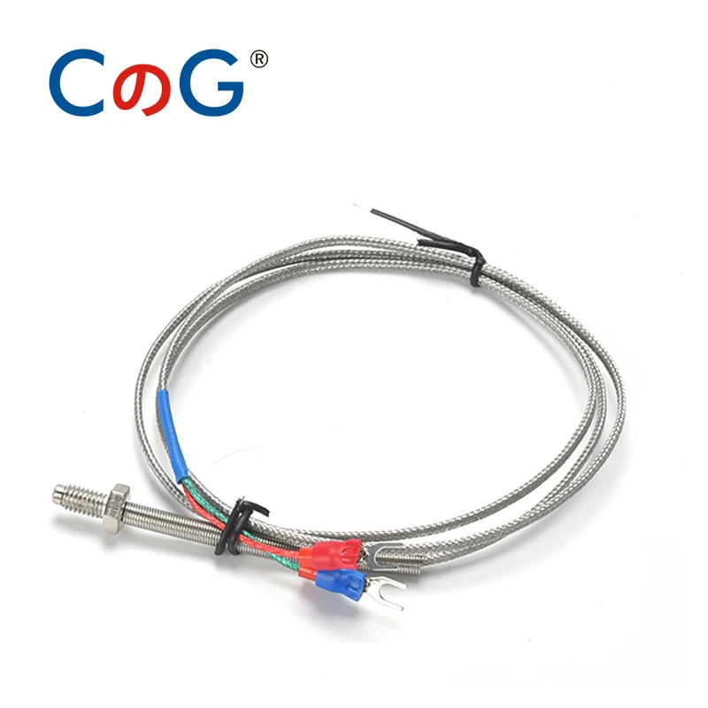 CG REX-C100 Digital PID Temperature Controller Thermostat 40DA SSR Relay K/J Screw M6 1M Thermocouple Probe RKC Heat Sink Set Digital Temperature Controller