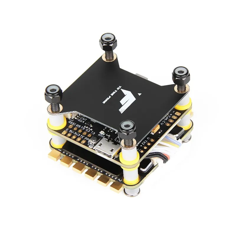 T-двигатель F55A PRO II 55A BLheli_32 4в1 бесщеточный ESC& F4 HD Контроллер полета стек для радиоуправляемого дрона FPV системы многовинтовой части