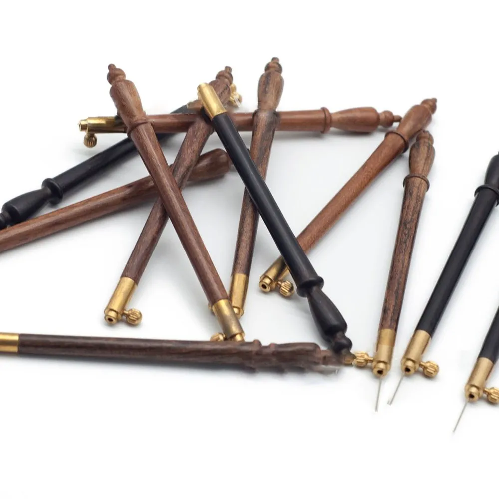 DIY мозаичный декор, набор для шитья крючком Фиолетовый сандаловое дерево Универсальная игла с ушком Традиционное дерево хуанхуали иглы