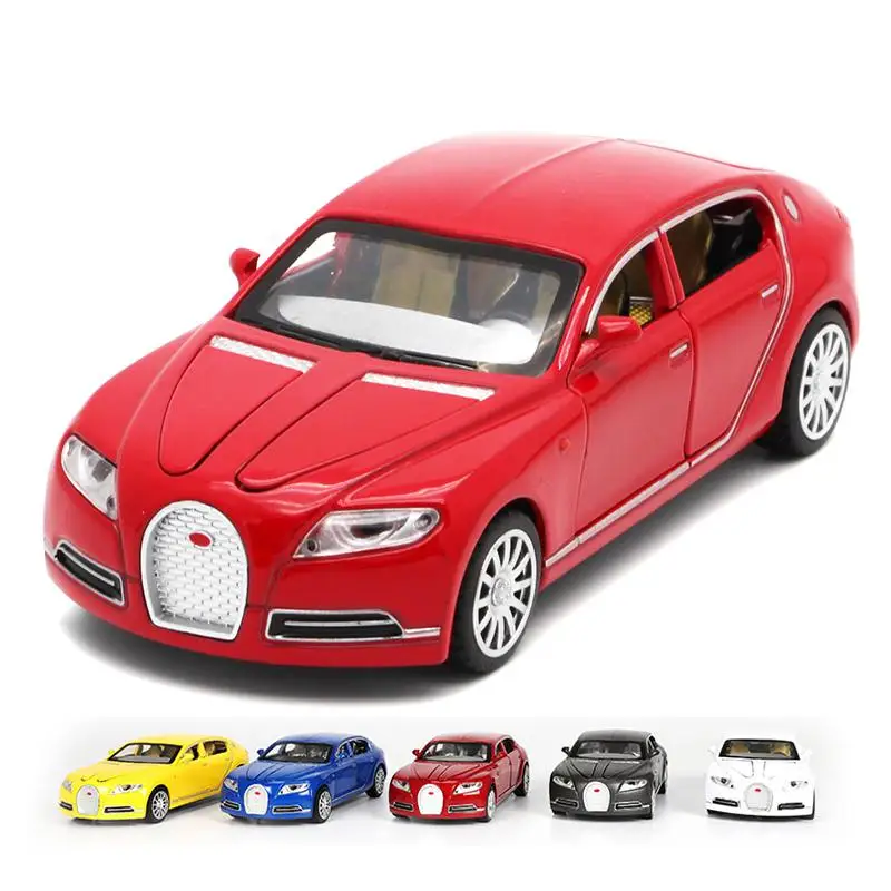 1:32 шкала литья под давлением Bugatti Galibier Veyron, детская игрушка, имитация металлического автомобиля, модель коллекции, украшение, оттягивающая назад, детская игрушка, подарок
