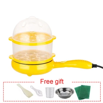 

Single Layer Egg Cooker Boiler Heating Pot Cooking Equipment Electric Frying Pan Kitchen Appliance Kitchen Accessories 2 Layers
