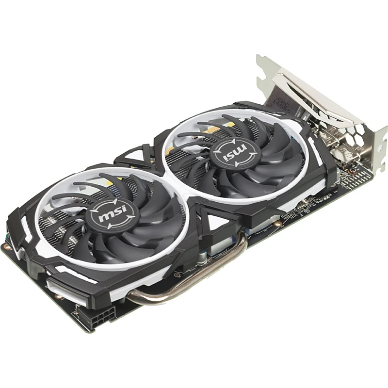Видеокарта MSI PCI-E Radeon RX 570 ARMOR 8G OC AMD RX570 8192Mb 256b GDDR5 1268/7000 DVIx1/HDMIx1/DP
