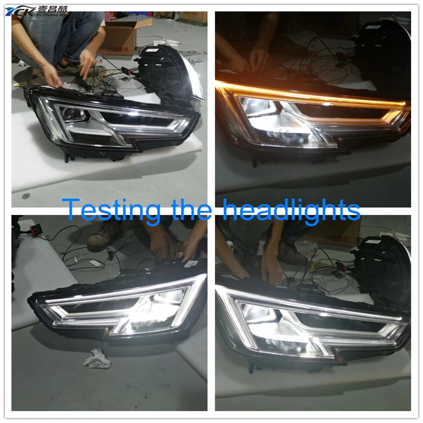 YCK Original 8WD.941.034 A4L LED Headlight Assembly for replacement Xenon Headlamp Upgrade car modification