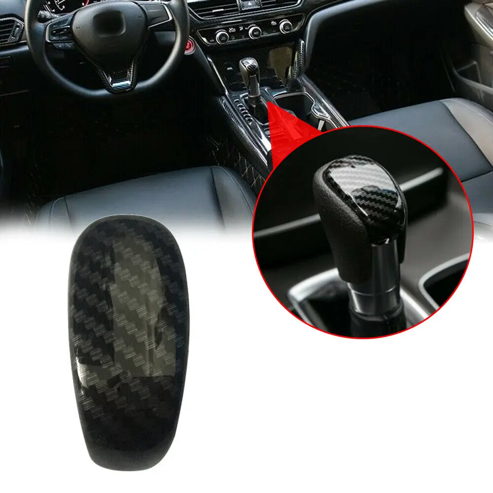Крышка рычага переключения передач из АБС углеродного волокна для Honda Accord 2018 2019