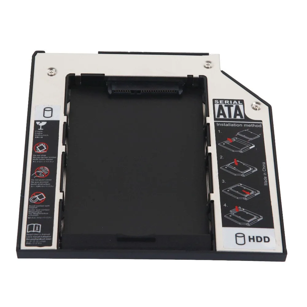С ободком передней панели 2-го SATA 2," жесткий диск HDD SSD оптический Caddy для IBM lenovo ThinkPad x200 x201 x220 ultracase