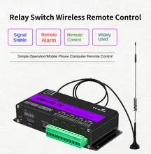 

4G GSM Temperature and humidity sensor Relay Switch Wireless Remote Control Door Access Door Opener by phone Call /SMS/ APP /PC