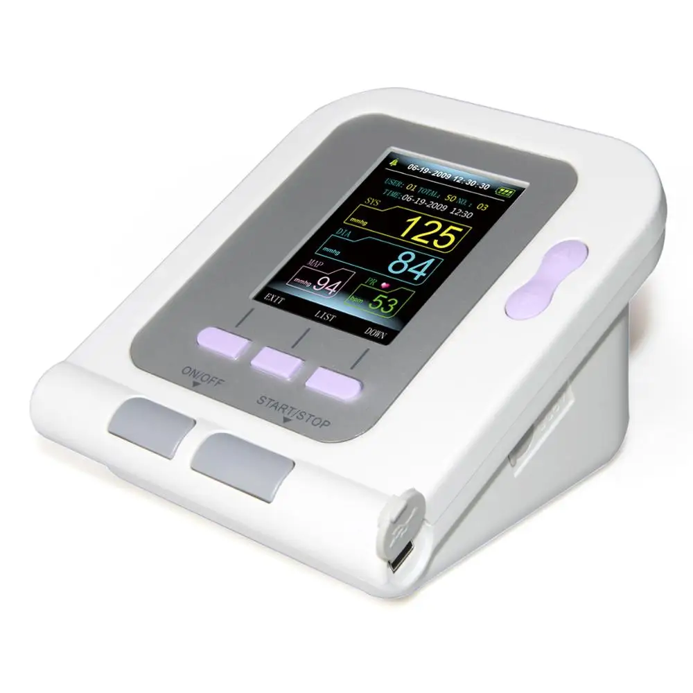 Цифровой Ветеринарный монитор артериального давления NIBP с зондом SPO2(опция) для ветеринара CONTEC08A