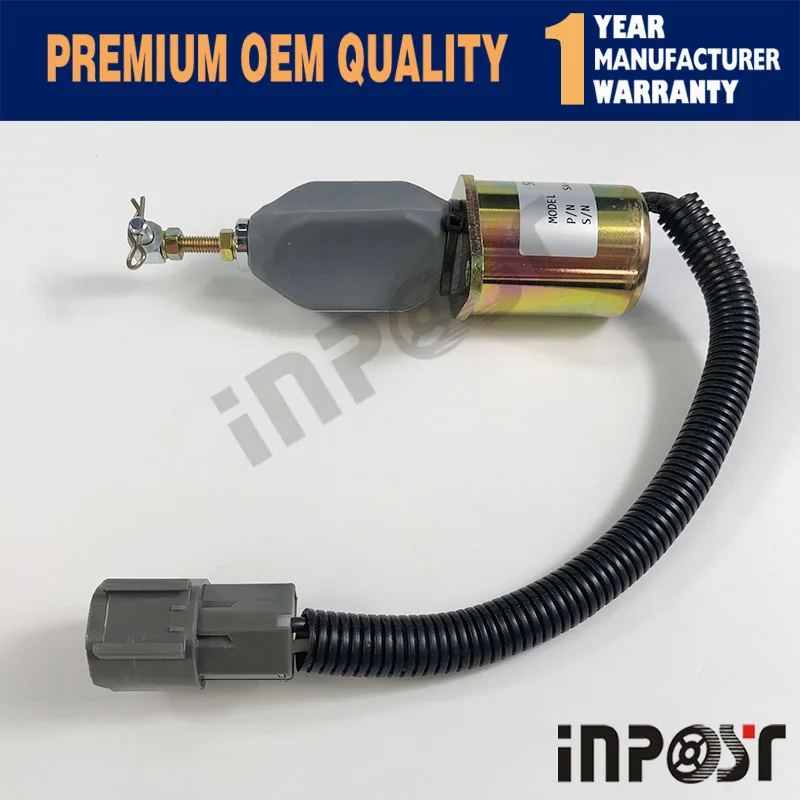 1751ES-24A3UC12B1S SA-4673-S 24V остановочный соленоид клапан для hyundai R60-5 R210-5 R335-7 Yanmar