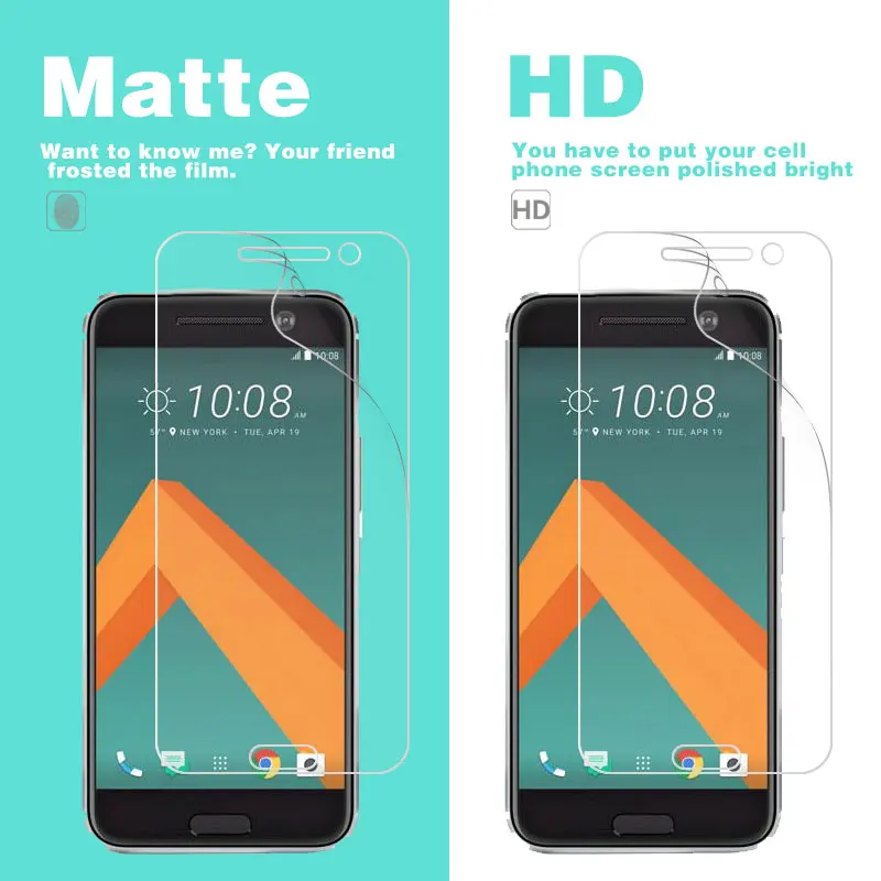 Anti-Glare Matte Pellicola Per Htc 10 Evo/Bolt Stile Di Vita Pro 820 Mini Farfalla 2 3 S Desire C A320E G7 Hd G10 L S G12 Pellicola Lucida