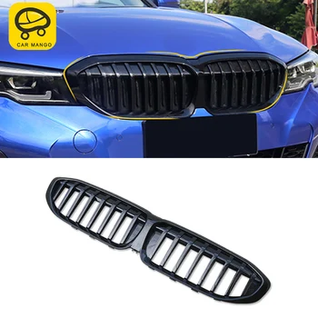 

CarMango for BMW 3 Series G20 2020 Car Styling Front Hood Middle Net Bumper Grille Frame Cover Exterior Auto Replacement Parts