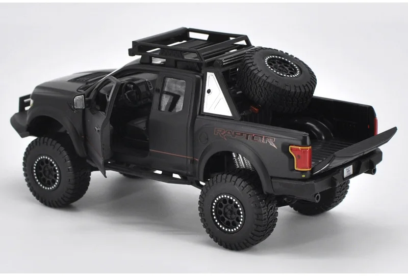 1:24 F150 SVT Raptor грузовик модели автомобилей, литой пикап внедорожника классические металлические модели автомобилей