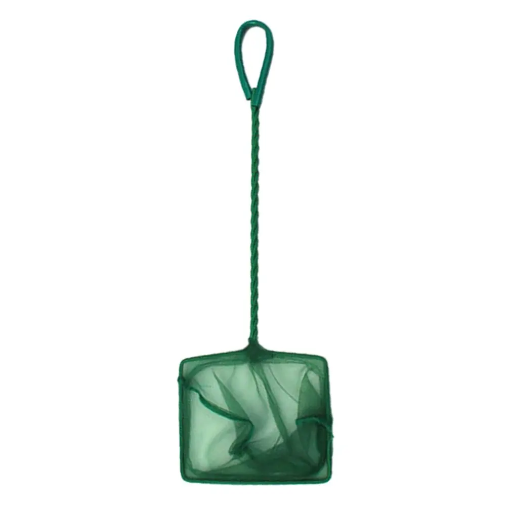 

Aquarium Accessories Fish Tank Fish Fishing Net Round Square Fish Fishing Hand Retractable Aquarium Copy Net Fishing Net Green