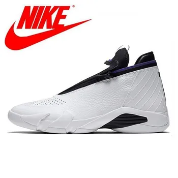 

High Top Basketball Shoes Nike Air Jordan 14 Jumpman Z AQ9119-100 Men's Basketball Shoes Unisex non-slip Jordan Women Shoes