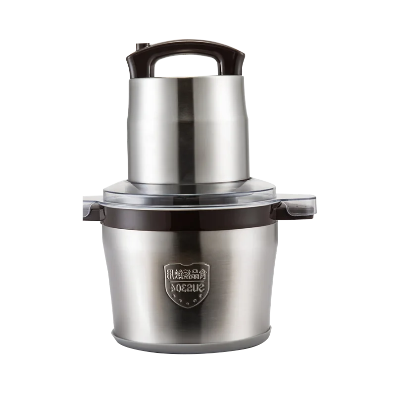 6L Stainless Steel Meat Grinder Chopper Automatic Electric Mincing Machine High-quality Household or Commercial Food Processor | Бытовая