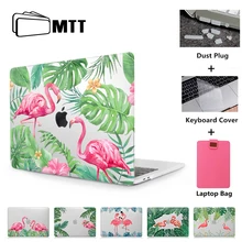 MTT Фламинго чехол с кристаллами для Macbook Air Pro 11 12 13 15 retina Touch Bar чехол для Apple Macbook 13,3 дюймов чехол для ноутбука