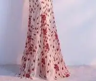 Вечернее платье, сексуальное, с двойным v-образным вырезом, Robe De Soiree, шикарные, с блестками, элегантные вечерние платья, длина до пола, Русалка, вечерние платья F247 - Цвет: as picture