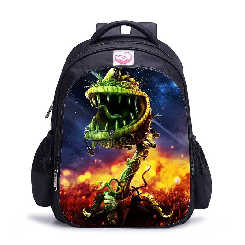 1pc backpack 16 16 дюймов Растения против Зомби школьный рюкзак Горячая игра школьный рюкзак для девочек мальчиков Книга сумка через плечо рюкзаки Mochila Infantil - Цвет: 1pc backpack 16