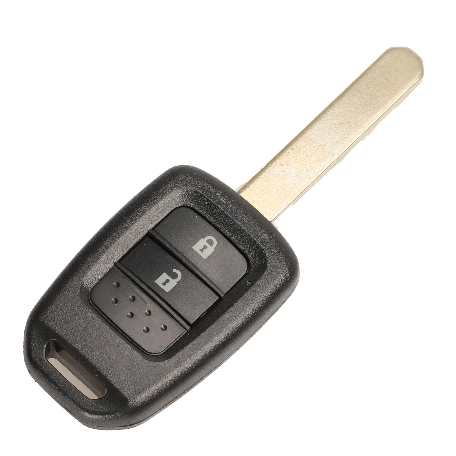 Jingyuqin 10p 2 кнопки Uncut Blade чехол для дистанционного ключа от машины оболочка Стайлинг крышка Keyless для Honda Vezel Civic City Fit XRV HRV JAZZ - Количество кнопок: 2 Кнопки