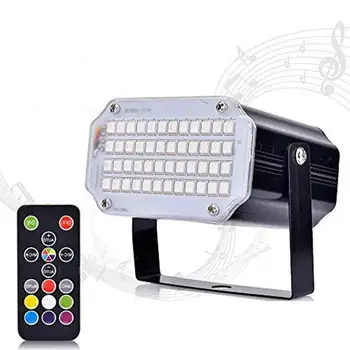 

Hot Sale LED Stage Lights Sound Activation Projector Remote Control Projection Lamp Xmas Decoration Christmas Party Supplies