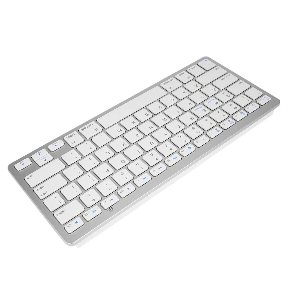 Zilver Ultra Slim 78 Toetsen Toetsenbord Geschikt Voor Lucht Voor Ipad Mini Voor Mac Computer Pc Macbook Ibook|Instrument & Accessoires| - AliExpress