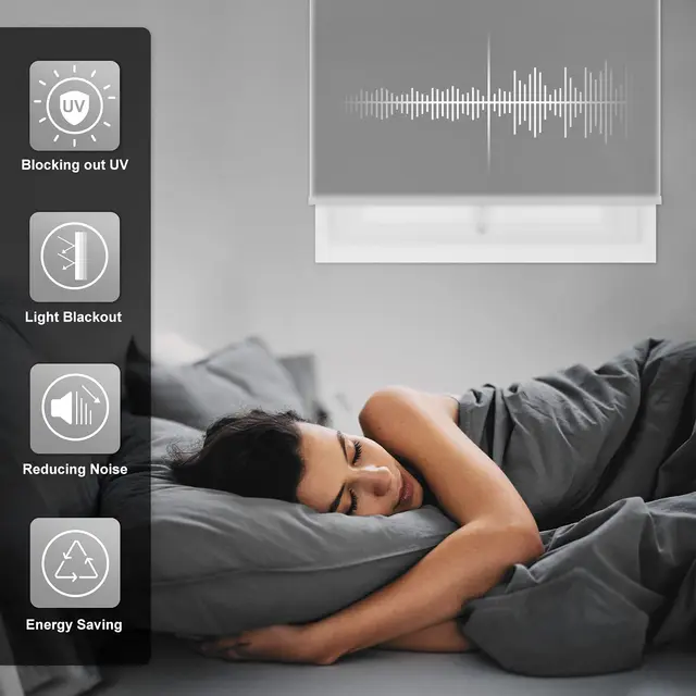 Shadzking-Persianas enrollables de lujo para ventanas, persianas enrollables eléctricas motorizadas, Motor Wifi, Alexa, Google, Hogar Inteligente - Imagen 4