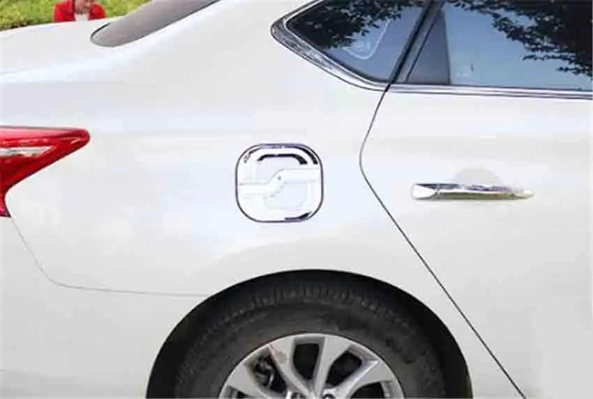 1 шт. ABS украшение крышки топливного бака для Nissan Sylphy sentra MK13 автомобильные аксессуары
