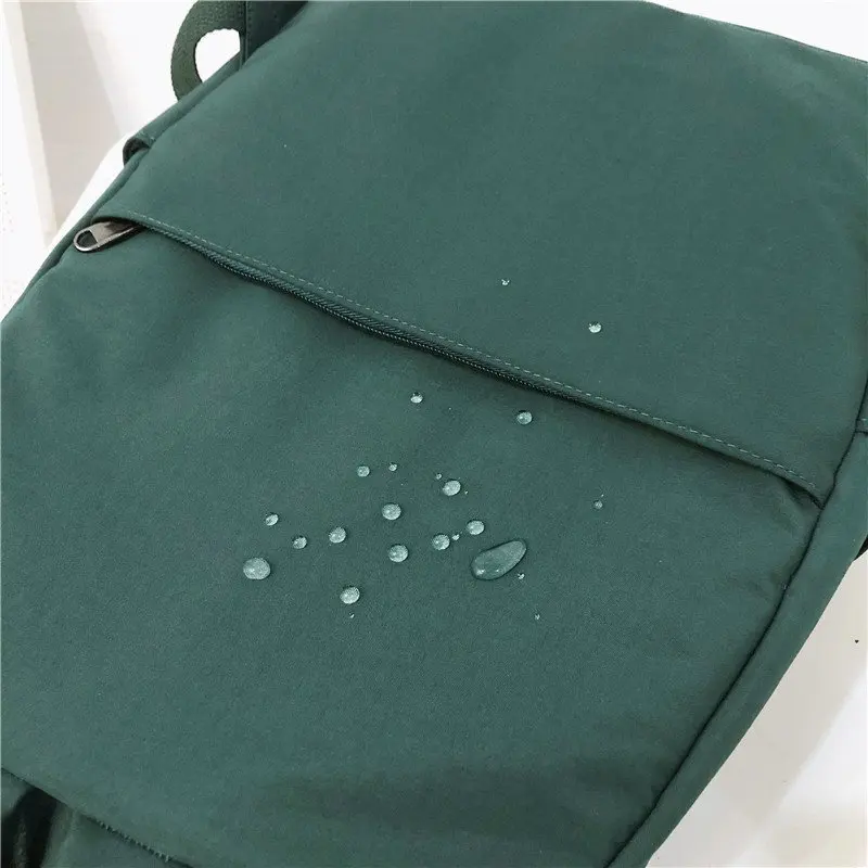Waterproof Backpack Women Backpack Solid Women Shoulder Bag Black School Bag For Teenage Girl Children Backpacks Travel