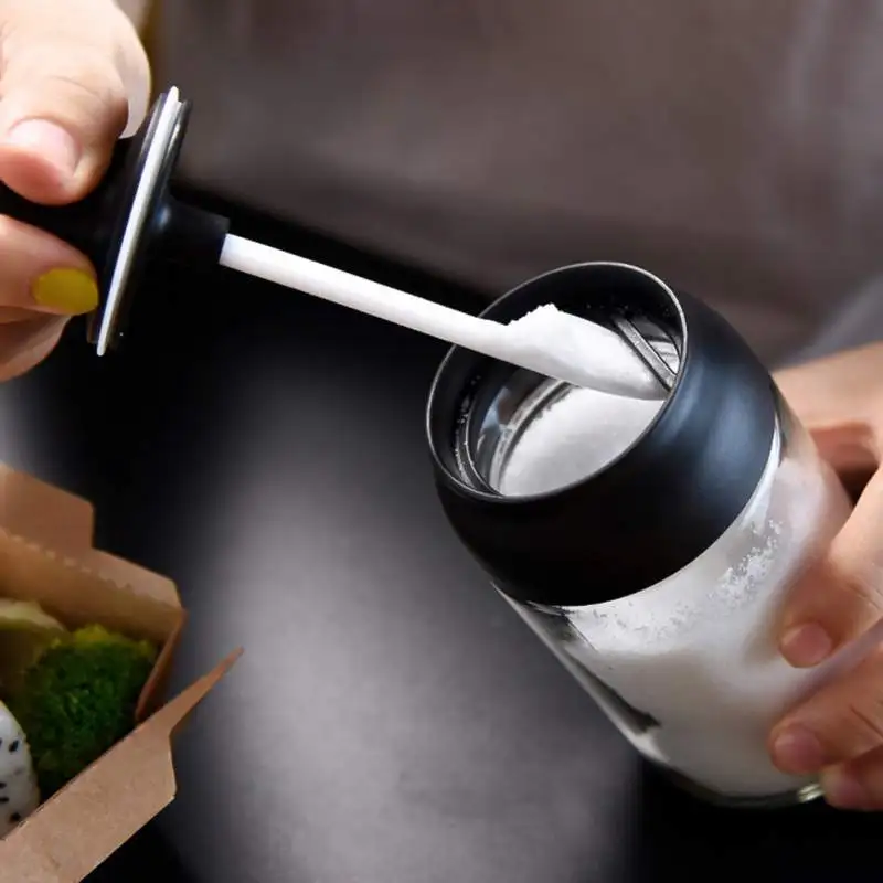 jar seasoning bottle kitchen salt spice jar with spoon moisture