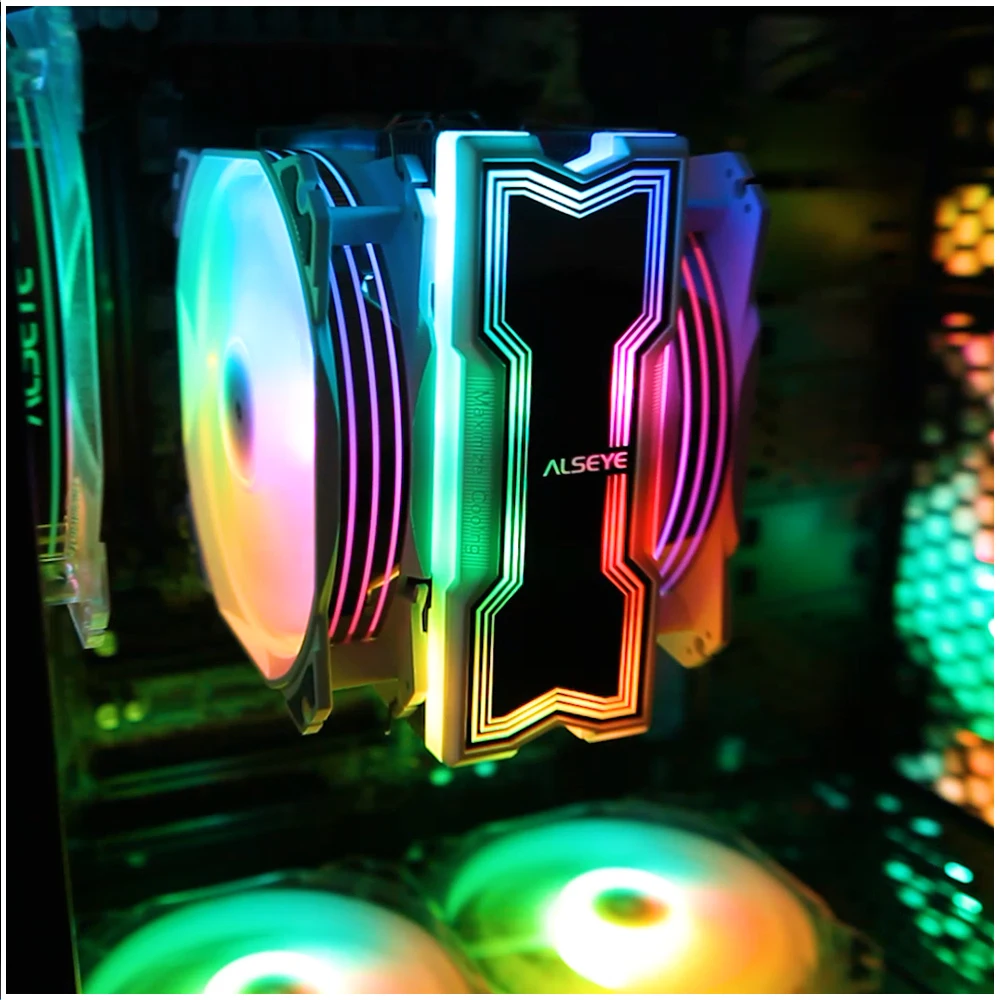 rgb fusão calor-tubo cooler suporte lga1200