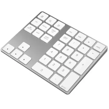 

Mini BT181 Bluetooth keyboard Aluminum Wireless Keyboard 34 Keys External Number Keyboard Shortcut digital keyboard for Macbook