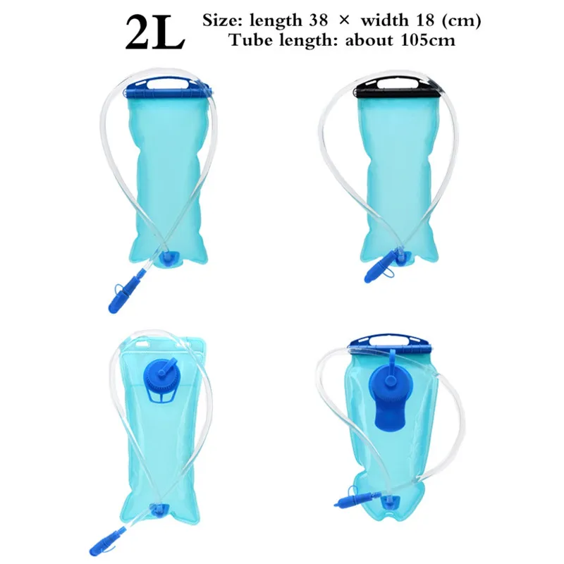 Открытый мешок для воды 2L/2.5L/3L большой пакет тактический Охота Велоспорт Туризм рюкзак пищевой ТПУ емкость гидратации внутренний